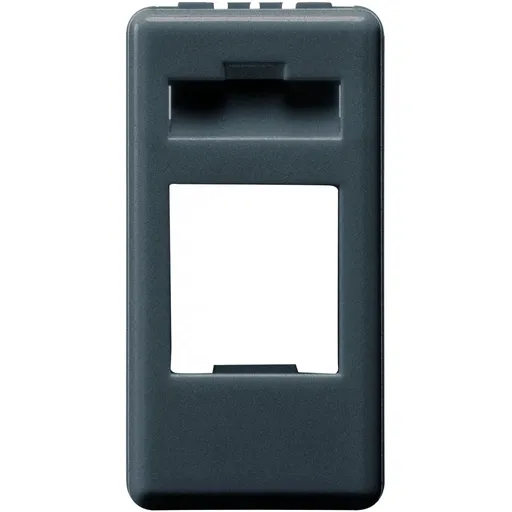 Adaptor pentru conector de date carcasa - AMP / KEYSTONE JACK Gewiss System GW21270, negru