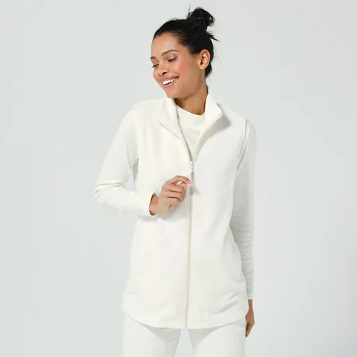 Vesta din fleece cu fermoar