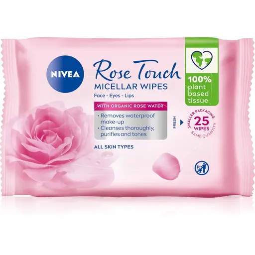 NIVEA MicellAir Rose Touch șervețele micelare pentru curățarea tenului 25 buc