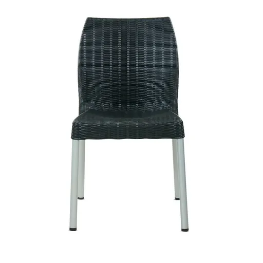 Scaun din ratan fără brațe Night 41 x 43 x 82 cm