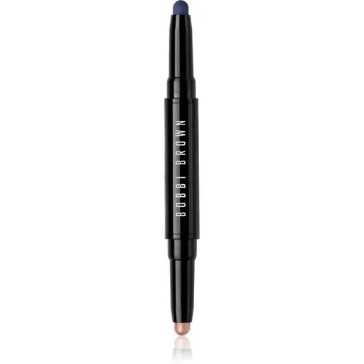 Bobbi Brown Long-Wear Dual-Ended Cream Shadow Stick creion pentru ochi duo culoare Silk / Rich Navy 1.6 g