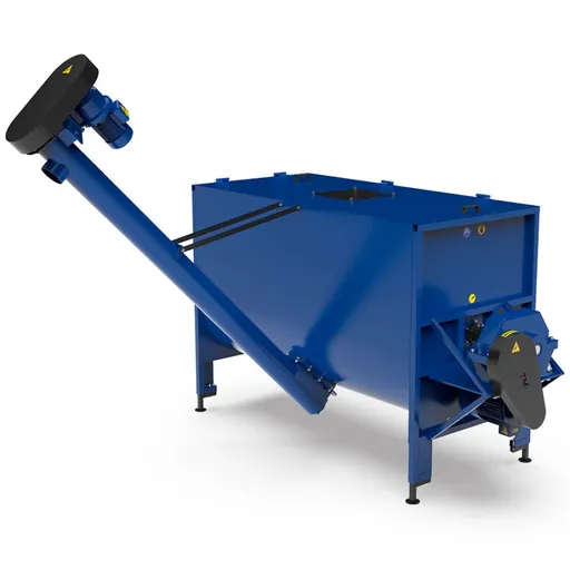 Amestecator orizontal cu snec de descarcare VIHR-2000, 2000 litri, 7.5 Kw, 380v, TMC Ucraina