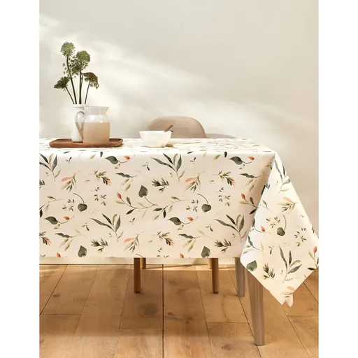 Față de masă cerată cu imprimeu floral