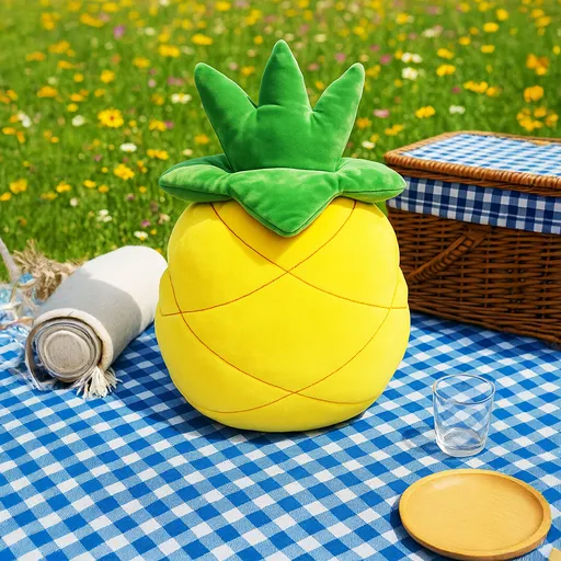 Perna Squish Ananas Čenda, 55 x 33 x 20 cm