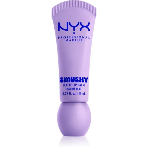 NYX Professional Makeup Smushy Matte Lip Balm balsam de buze cu efect matifiant culoare Sugar Smush 8 ml