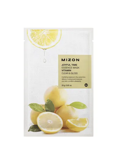 Mizon Mască 3D cu vitamina C pentru strălucirea și vitalitatea pielii Joyful Time (Essence Mask Vitamin) 23 g