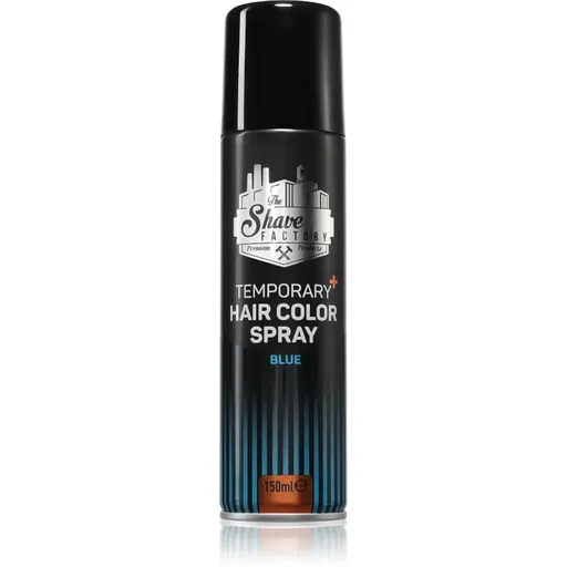 The Shave Factory Temporary Hair Color Spray spray pentru păr culoare Blue 150 ml
