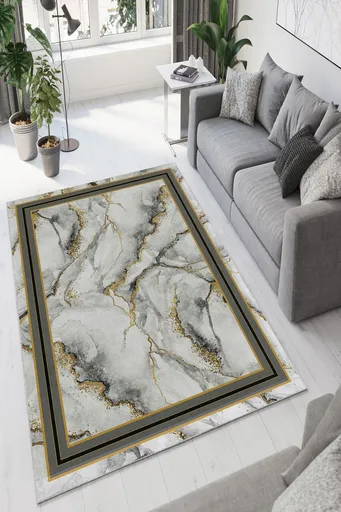 Covor, W754, 100x200 cm, Gri