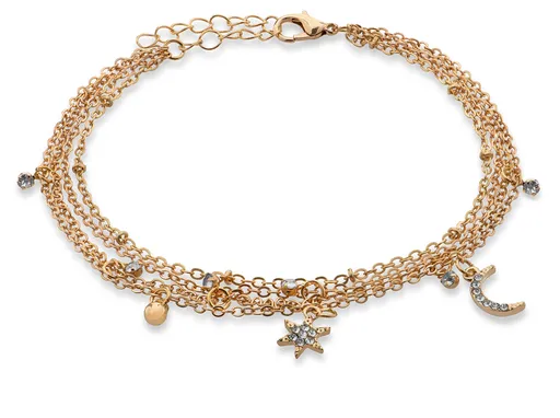 Troli Lănțișor decent placat cu aur pentru picior