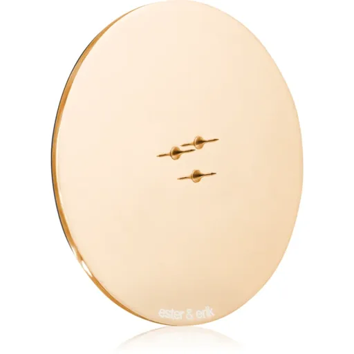 ester & erik accessories candle plates sfeșnic pentru lumânări parfumate shiny rose gold 12 cm