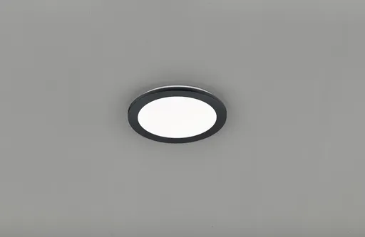 Plafoniera Camillus, RL, 26x3 cm, 13W, 1x SMD, plastic, negru mat