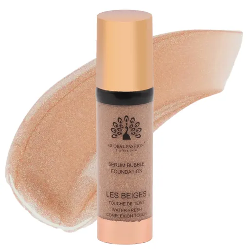 Fond de Ten Global Fashion, Serum Bubble Foundation, BF045, Caramel