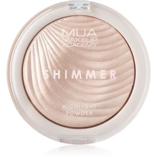MUA Makeup Academy Shimmer Pudra compacta ce ofera luminozitate culoare Oyster Silk 8 g