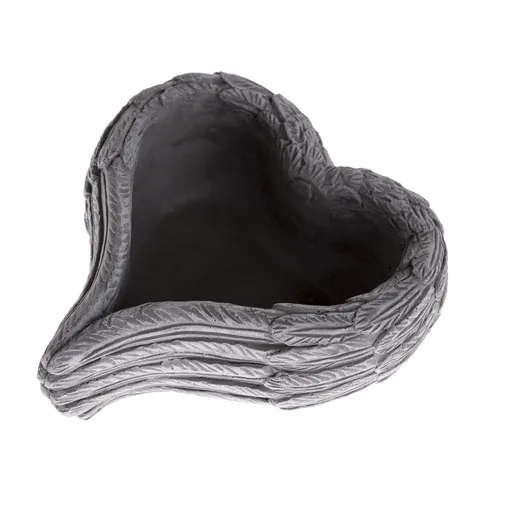 Decorațiune funerară Ghiveci de beton in formă deinimă, 20 x 8,5 x 18,5 cm