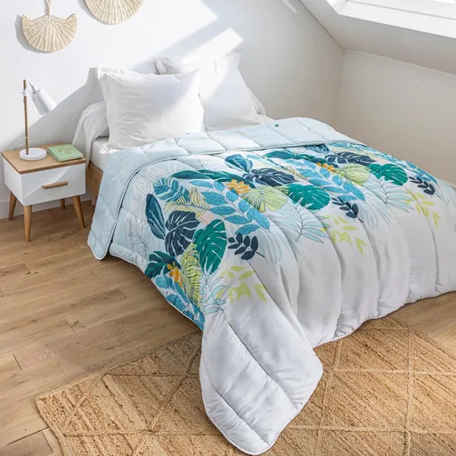 Pătură din microfibră cu model vegetal 200 g/m2