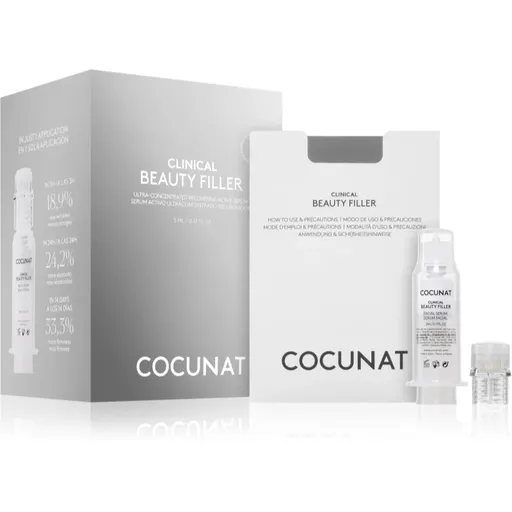 Cocunat Clinical Beauty Filler ser facial anti-îmbătrânire cu terapie cu micro-ace 5 ml