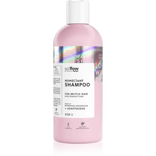 so!flow High Porosity Hair Humectant Shampoo șampon petru par fragil si fara vlaga 400 ml