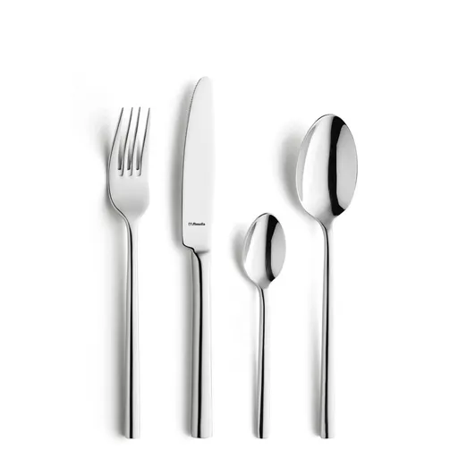 Set tacamuri 24 piese Amefa, Colorado, inox, argintiu