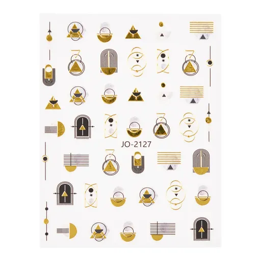 Abtibild unghii 3D JO-2127 Oranjollie