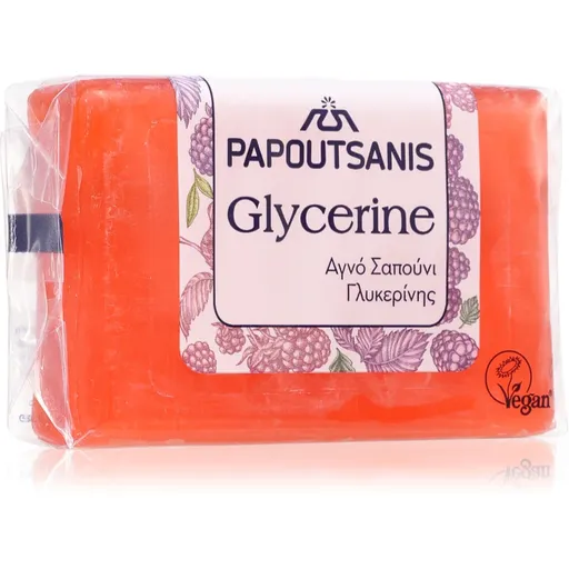 PAPOUTSANIS Glycerine Red săpun solid pentru corp 125 g