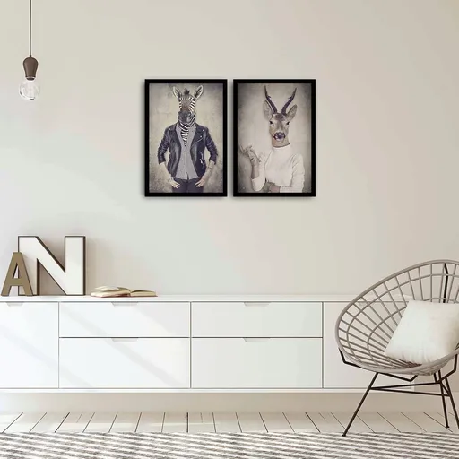 Tablou decorativ, 2PSCT-06, Cadru: 100% PVC (grosime: 22 mm), Multicolor