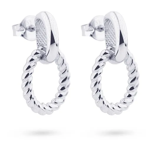 Cutie Jewellery Cercei la modă din aur alb Z5028-20-X-2