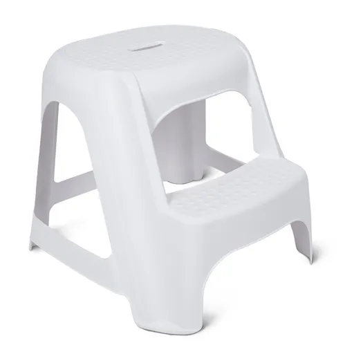 Treaptă din plastic 4Home, albă, 55 x 48 x 40 cm