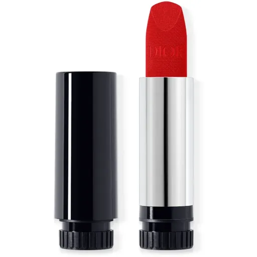 DIOR Rouge Dior The Refill ruj cu persistenta indelungata rezervă culoare 999 Velvet 3.5 g