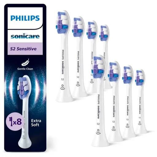 Philips Sonicare Sensitive HX6058/87 capete de schimb pentru periuta de dinti 8 buc