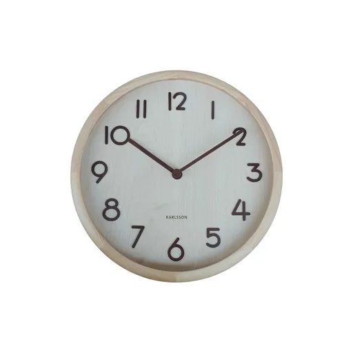Karlsson 6021WD ceas de perete design alb,diametru 30 cm, alb