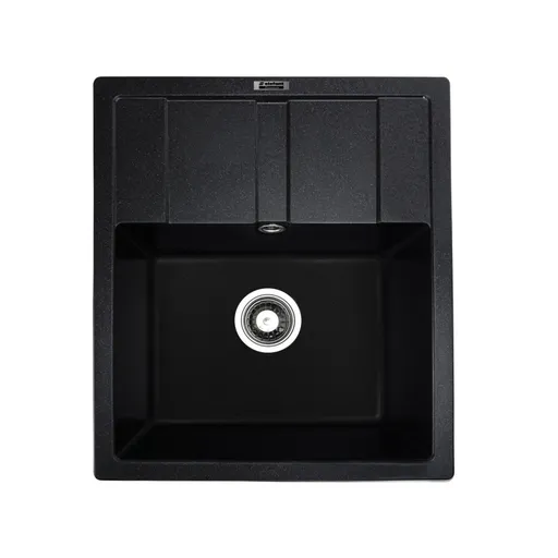 Chiuveta de Bucatarie Elefant Premium Aria 5851, Negru Metalic 577x495 mm