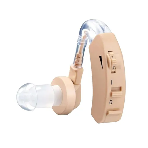 Aparat auditiv Beurer HA 20, BTE, Amplificare sunet 40 dB, Iesire sunet 128 dB, 5000 Hz, Bej