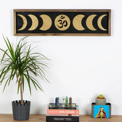 Decoratiune de perete, ART057, Dimensiune: 72 x 19,5 x 3 cm, Multicolor