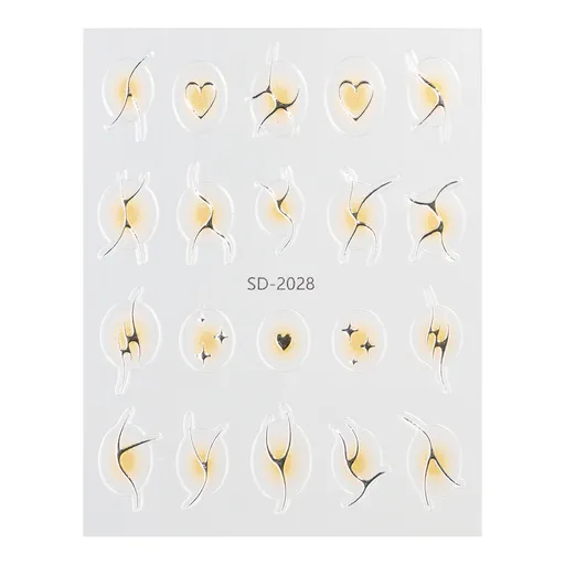 Abtibild unghii 3D Oranjollie SD-2028