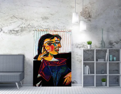 Tablou decorativ, WY95 (70 x 100), Lemn, Multicolor