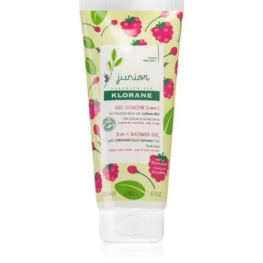 Klorane Junior gel de dus si sampon 2in1 pentru copii 200 ml