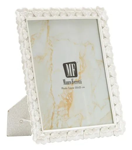 Rama foto Hearty, Mauro Ferretti, 20x25 cm, polirasina/sticla, argintiu