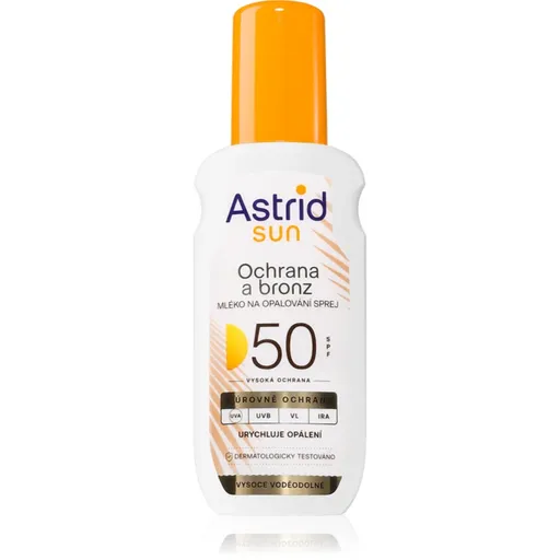 Astrid Sun lotiune pentru bronzat Spray SPF 50 150 ml