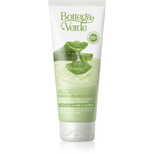 Bottega Verde Aloe Vera gel-cremă hidratantă și calmantă pentru picioare obosite 100 ml
