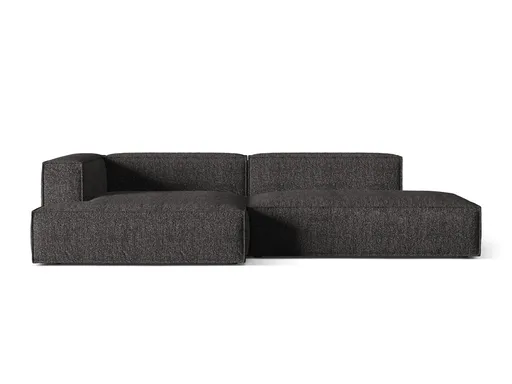 Coltar modular stanga 4 locuri, Nuria-260, Micadoni Home, 312x147x72 cm, tesatura boucle, antracit