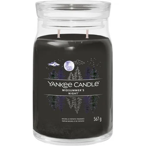 Lumânare parfumată mare Yankee Candle Signature Midsummer’s Night, 567 g, L