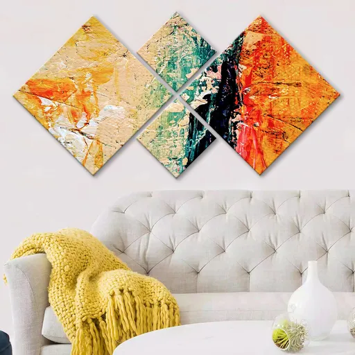 Pictură decorativă MDF, 4MDF1050822, Imprimat UV, Multicolor