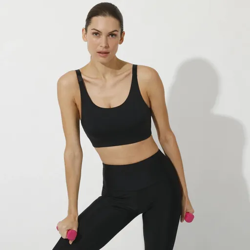 Sutien sport bolero din microfibră
