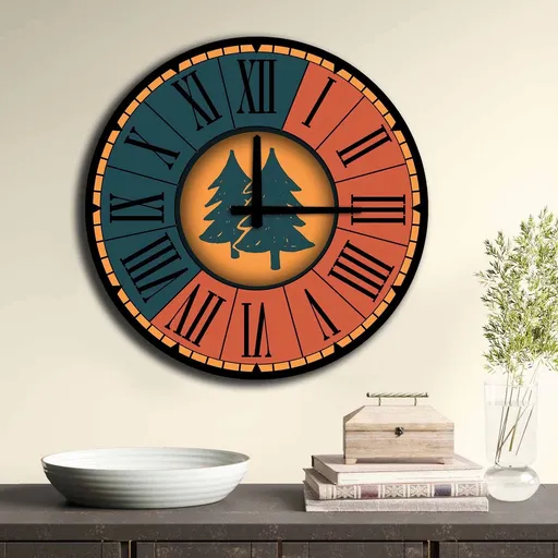 Ceas de perete, 5050MS-034, ø50 cm, Multicolor