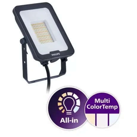 Proiector Ledinaire All-in, 50 W, 5500 lm, 6000 lm, 3000 K, 4000 K, 6500 K, CRI80, Simetric, IP65 8720169736047