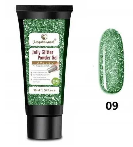 Polygel FSM Jelly Glitter 09 - 30 ml