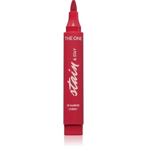 Oriflame The One Stain & Stay ruj cu persistenta indelungata tip cariocă culoare Cherry 2.5 g