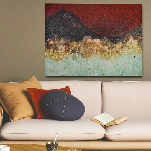 Tablou decorativ, OPG589822163, Cadru: 100% LEMN (grosime: 3 cm), Multicolor