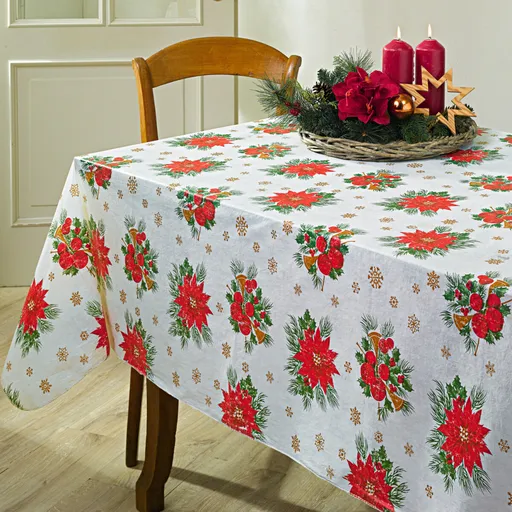 Fată de masă de Crăciun Poinsettia