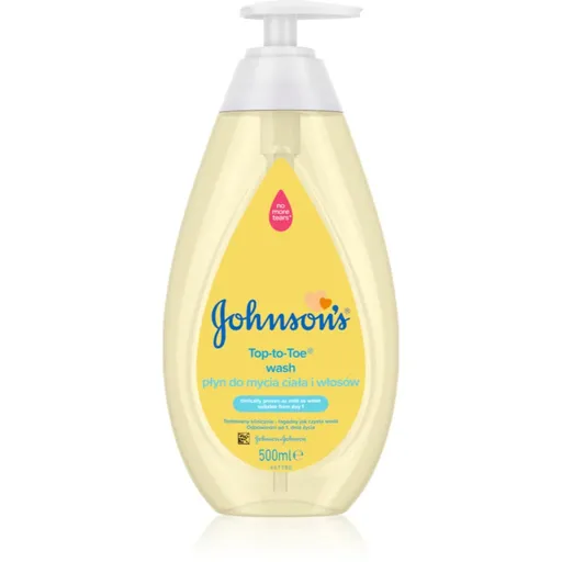 Johnson's® Top-to-Toe gel de duș pentru corp și păr pentru nou-nascuti si copii 500 ml